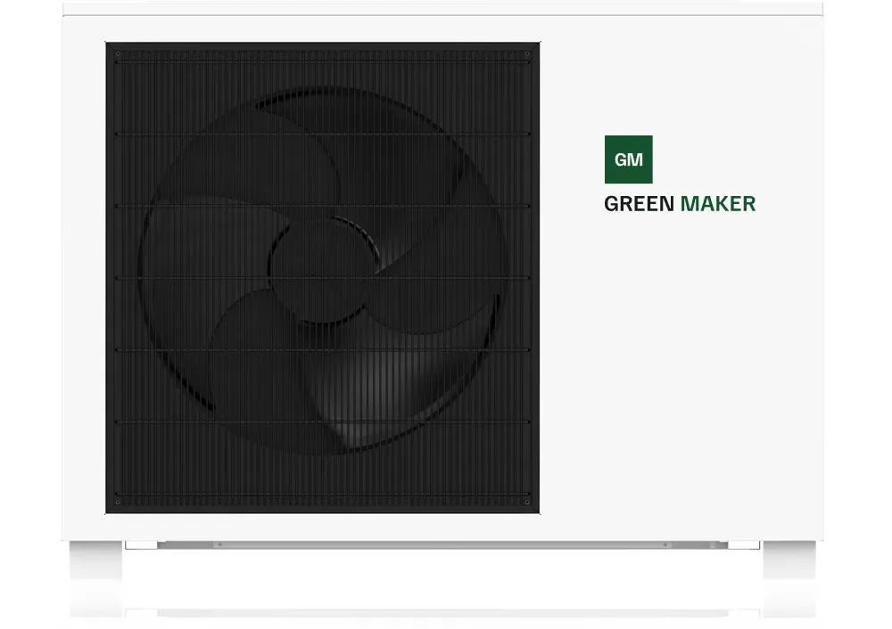 Green Maker varmepumpe GM Ecoline Monoblock 9 kW, udedel set forfra